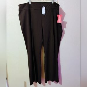 NWT Lane Bryant Size Stretch Knit Wide-Leg Pants